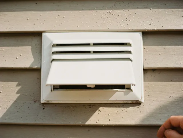 Tamiami Dryer Vent Cleaning technician performing professional exhaust vent cleaning at a residential property in Tamiami