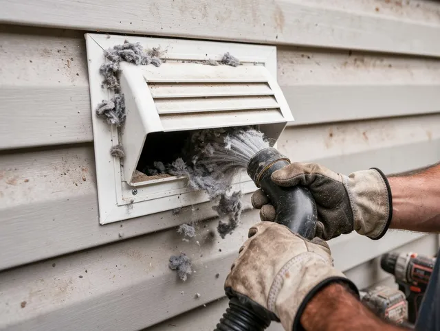 Professional dryer vent cleaning by Tamiami Dryer Vent Cleaning in Tamiami