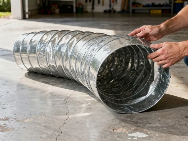 Tamiami Dryer Vent Cleaning specialist using advanced equipment for thorough duct cleaning in Tamiami