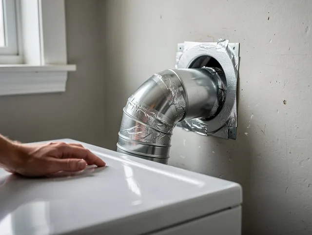 Tamiami Dryer Vent Cleaning expert performing professional dryer vent repair and installation in Tamiami