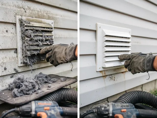 Residential dryer vent cleaning by Tamiami Dryer Vent Cleaning in Tamiami